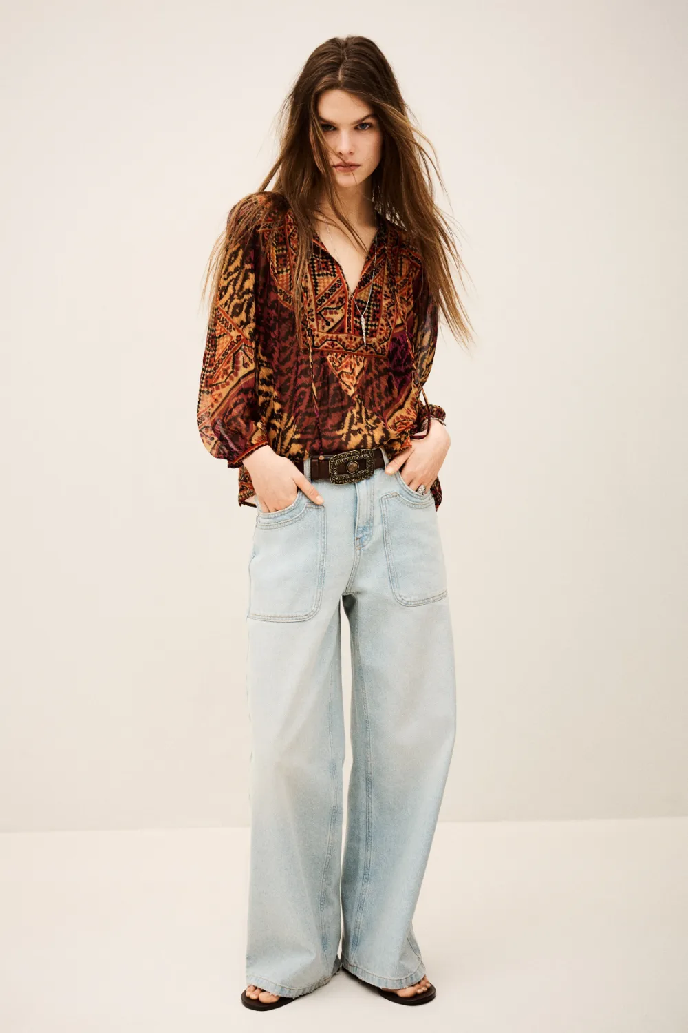 טופ ארוך ODETTA – תמונה 3