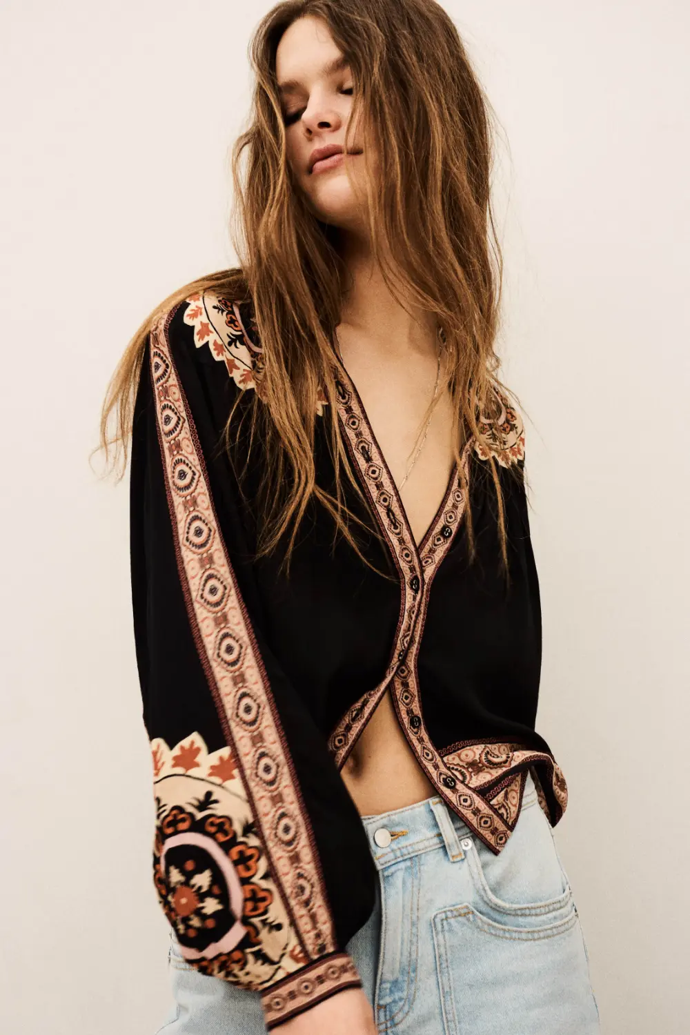 טופ ארוך VALDA – תמונה 3