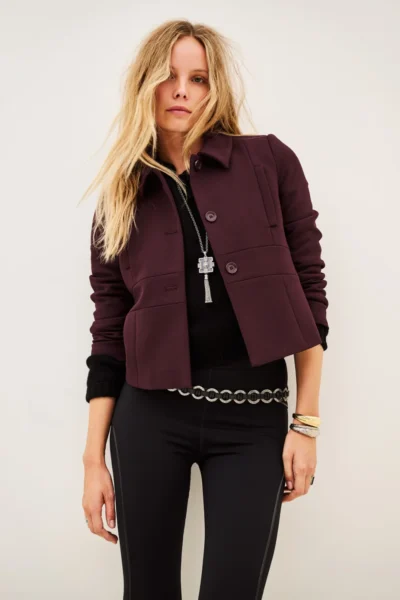 JACKET IDELIE GRENAT – 1H26IDEL_GRENAT – 1
