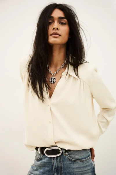 SHIRT WILNA GREIGE – 1H26WILN_GREIGE – 1