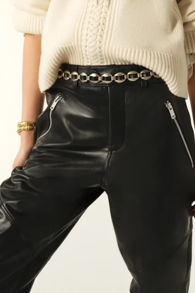 Ba&sh - מכנסיים Alios – 1E25ALIO_NOIR – noir – 1