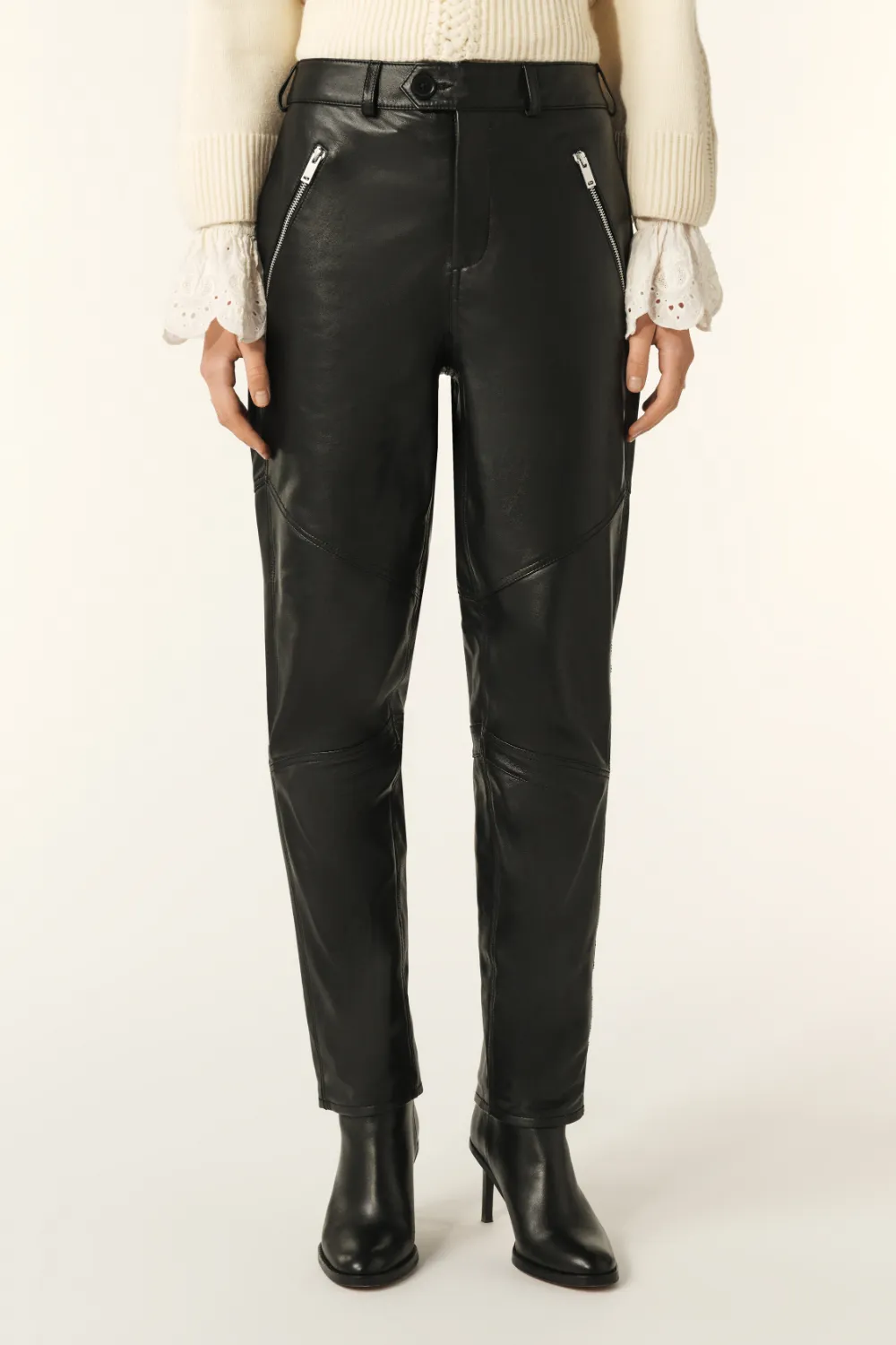 Ba&sh - מכנסיים Alios – 1E25ALIO_NOIR – noir – 2