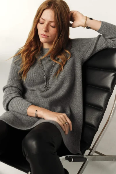 Ba&sh - שמלה Camine – 1E25CAMI_GRISCHINE – grischine – 2