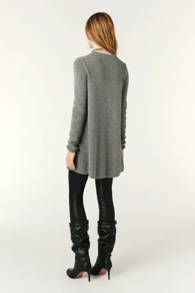 Ba&sh - שמלה Camine – 1E25CAMI_GRISCHINE – grischine – 3