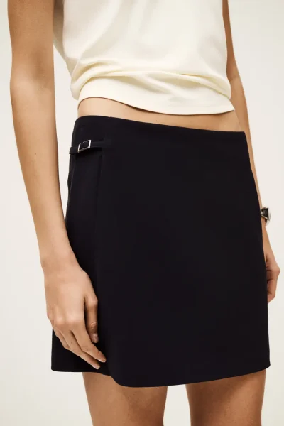 Ba&sh - חצאית Canana – 1E25CANA_ENCRE – encre – 2