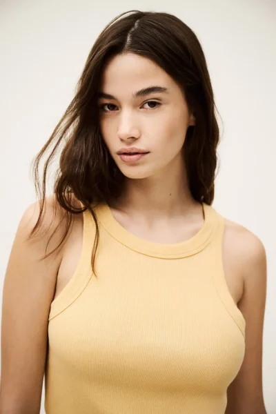 Ba&sh - חולצת טי Cynda – 1E25CYND_JAUNE – jaune – 2