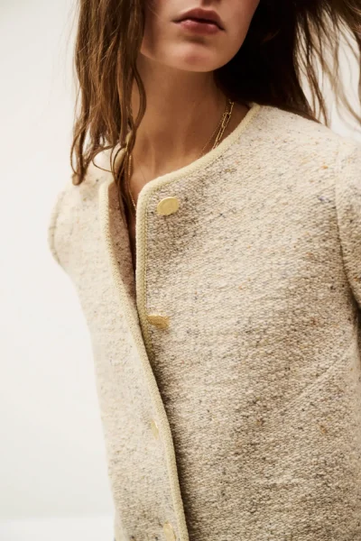 Ba&sh - ג’קט Deredith – 1E25DERE_ECRU – ecru – 2