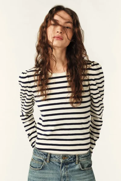 Ba&sh - חולצת טי Sango – 1E25SANG_ECRU – ecru – 3