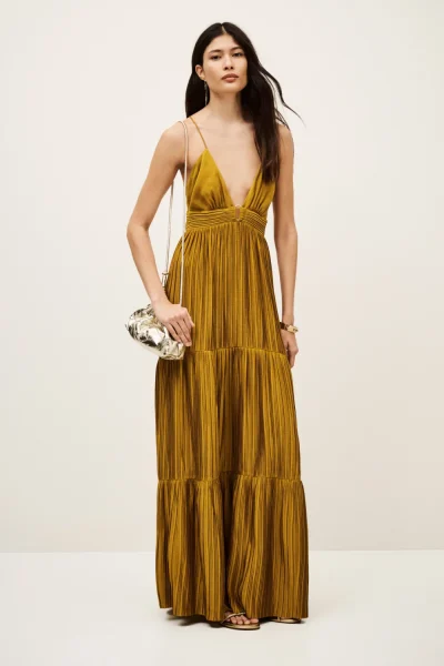 Ba&sh - שמלה Wasta – 1E25WAST_MORDORE – mordore – 3