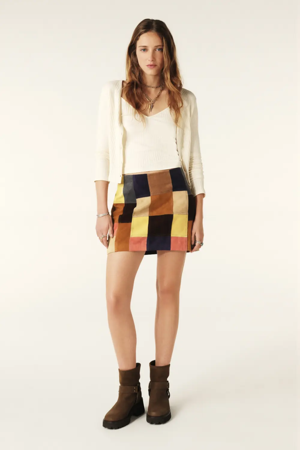 Ba&sh - חצאית Rosalia – 1H24ROSA_MULTICO – multico – 1
