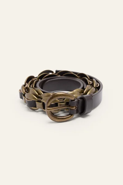 Ba&sh - חגורה Briska – 2E25BRIS_CHOCO – choco – 1