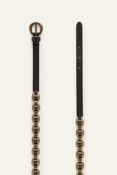 Ba&sh - חגורה Briska – 2E25BRIS_CHOCO – choco – 2