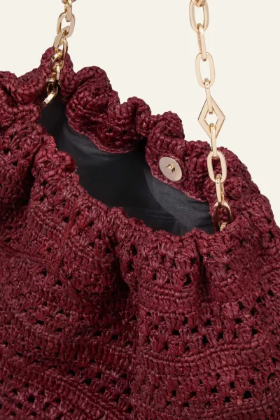 Ba&sh - תיק עור June – 2E25CFMR_BORDEAUX – bordeaux – 2