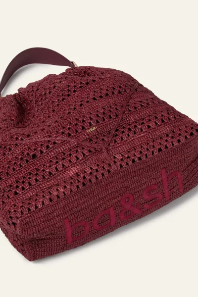 Ba&sh - תיק עור June – 2E25CFMR_BORDEAUX – bordeaux – 3