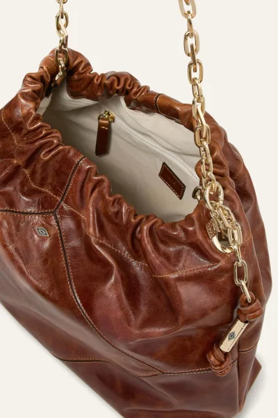 Ba&sh - תיק עור June – 2E25CFMV_CARAMEL – caramel – 2