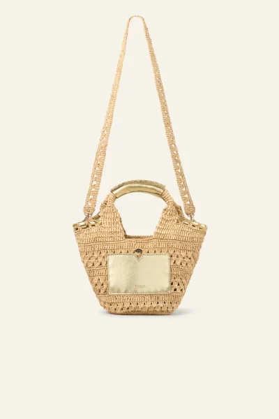 Ba&sh - תיק עור Ara – 2E25PATL_CHAMPAGNE – champagne – 1