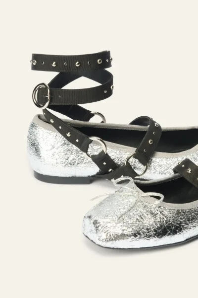 Ba&sh - נעליים Clodye – 2H24CLOD_SILVER – silver – 2