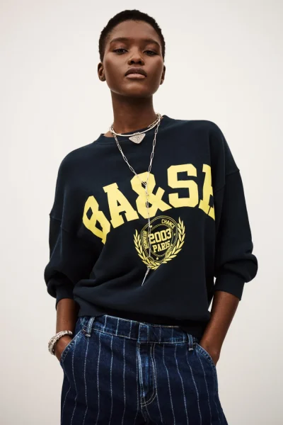 Ba&sh - סווטשירט Sweatshirt – 1E24BENJ_MARINE – 1