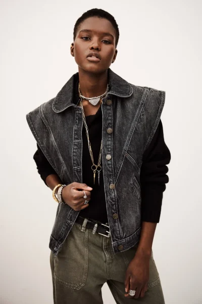 Ba&sh - ג’קט Max – 1H21MAX_BLACKSTONE – 1