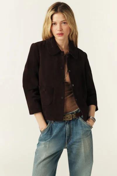 Ba&sh - בלייזר Milas – 1H24MILA_CHOCOLAT – 3