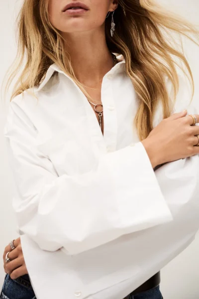 Ba&sh - חולצה Adam – 1H25ADAM_BLANC – 2