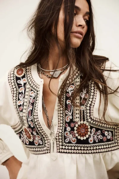 Ba&sh - חולצה Alec – 1H25ALEC_ECRU – 1