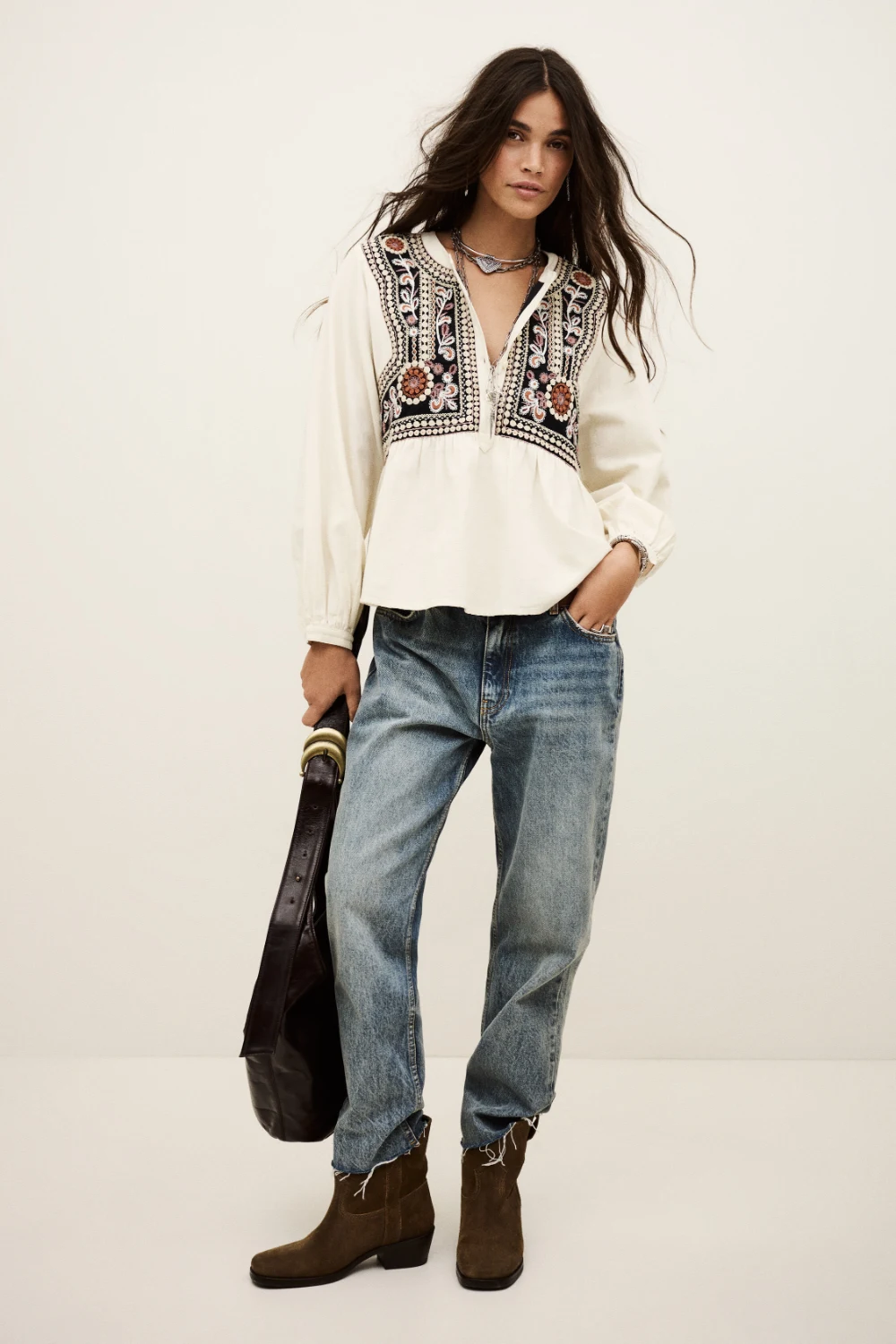 Ba&sh - חולצה Alec – 1H25ALEC_ECRU – 1