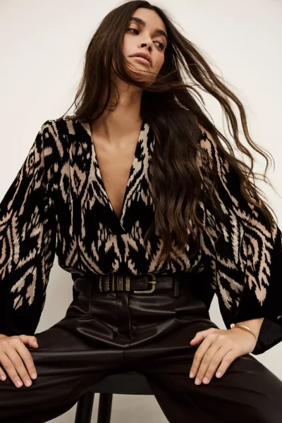 Ba&sh - חולצה Arriet – 1H25ARRI_NOIR – 1