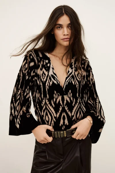 Ba&sh - חולצה Arriet – 1H25ARRI_NOIR – 2