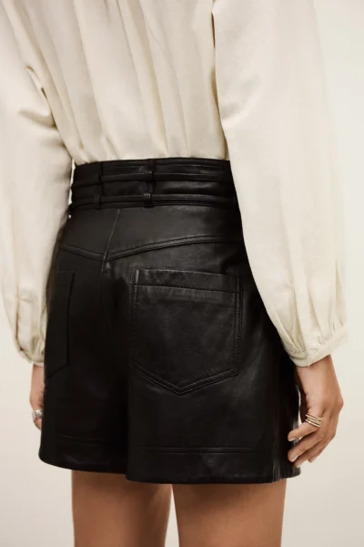 Ba&sh - מכנסיים קצרים Ayra – 1H25AYRA_NOIR – 3