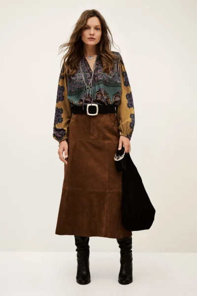 Ba&sh - חולצה Baker – 1H25BAKE_CHOCOLAT – 1