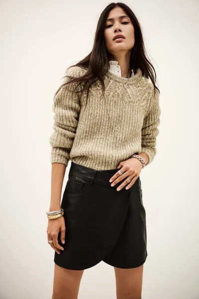 Ba&sh - חצאית Bango – 1H25BANG_NOIR – 1