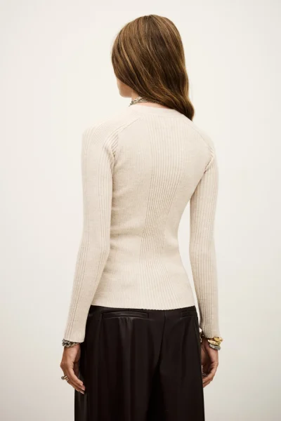 Ba&sh - קרדיגן Banny – 1H25BANN_BEIGE – 4