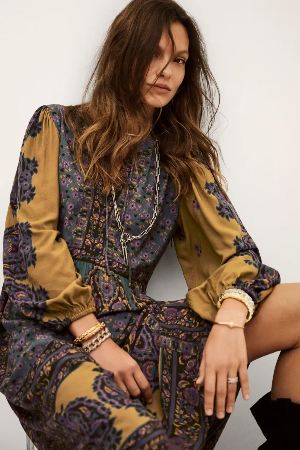 Ba&sh - שמלה Barley – 1H25BARL_CHOCOLAT – 2