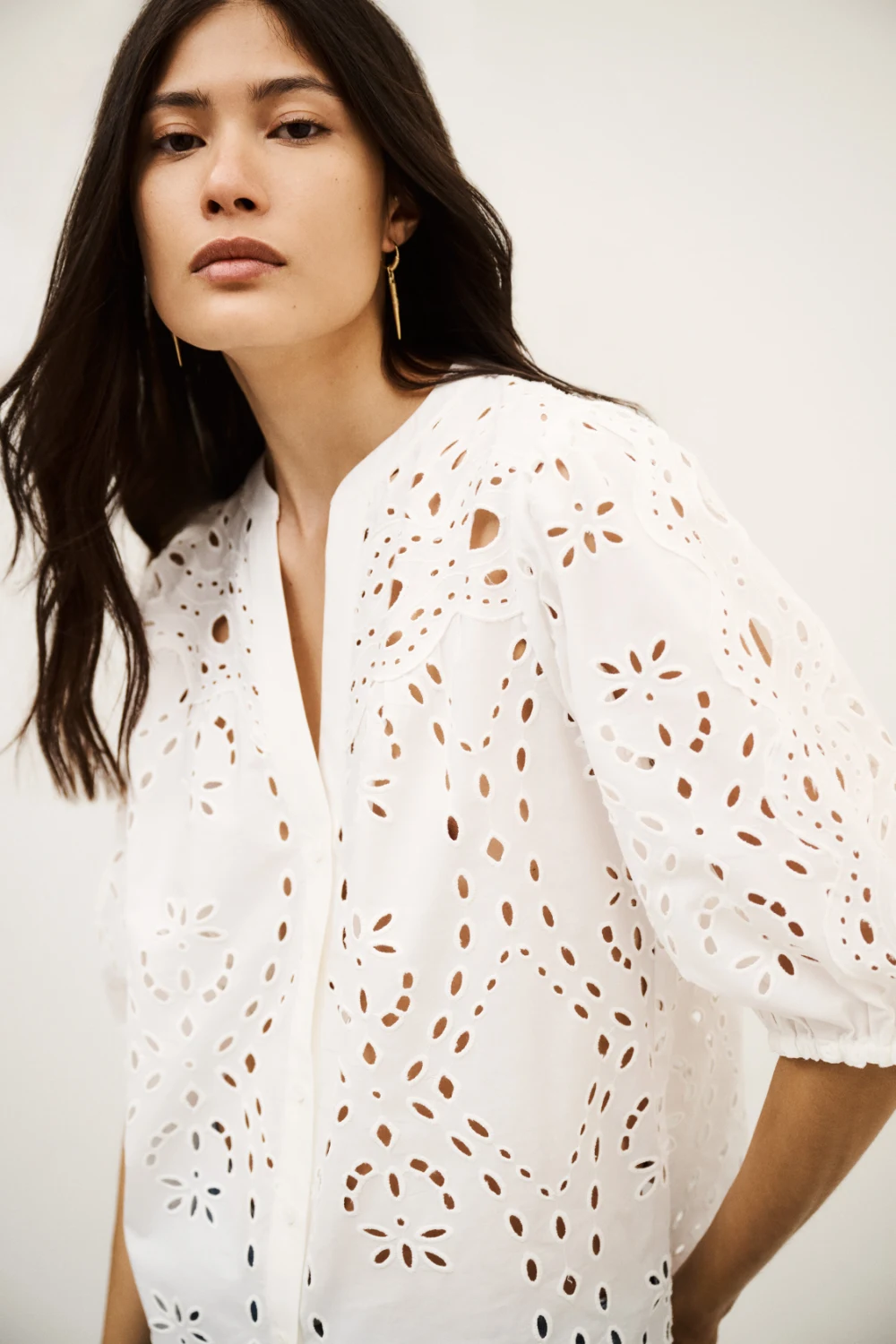 Ba&sh - חולצה Beatrice – 1H25BEAT_ECRU – 1