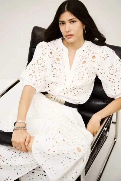 Ba&sh - חצאית Bela – 1H25BELA_ECRU – 1