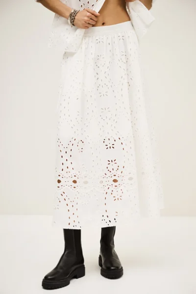 Ba&sh - חצאית Bela – 1H25BELA_ECRU – 3