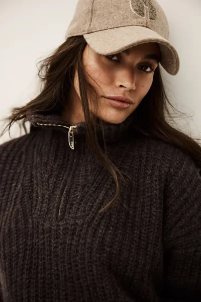 Ba&sh - קרדיגן Beltane – 1H25BELT_CHOCOLAT – 1