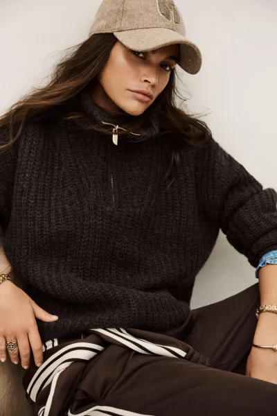 Ba&sh - קרדיגן Beltane – 1H25BELT_CHOCOLAT – 3