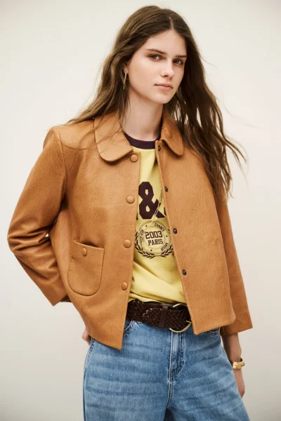 Ba&sh - בלייזר Bilos – 1H25BILO_CARAMEL – 2