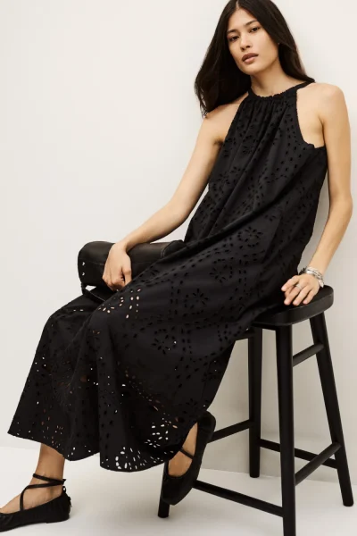 Ba&sh - שמלה Bonie – 1H25BONI_NOIR – 2