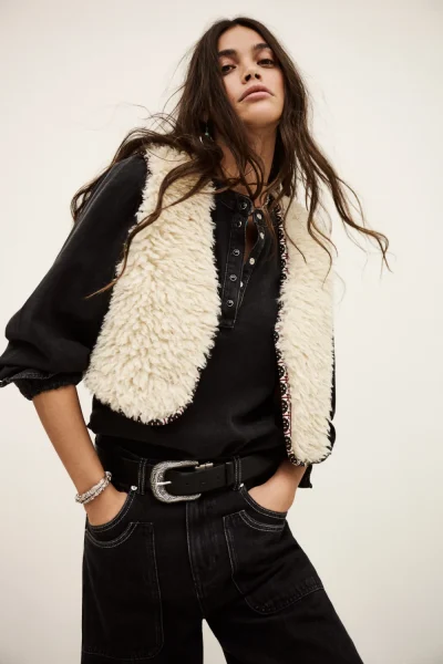 Ba&sh - ווסט Celton – 1H25CELT_ECRU – 1