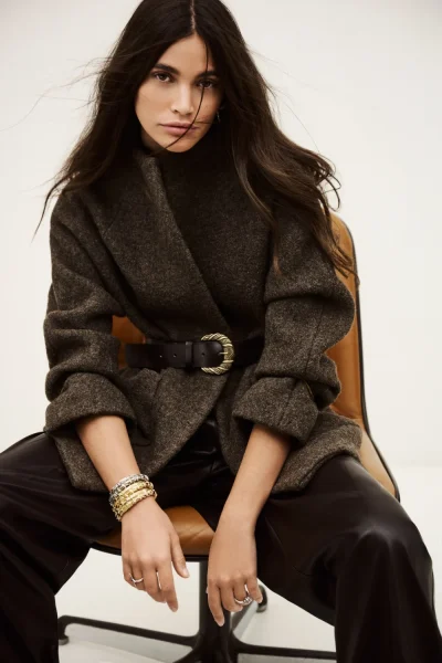 Ba&sh - ג’קט Claudy – 1H25CLAU_MARRON – 1