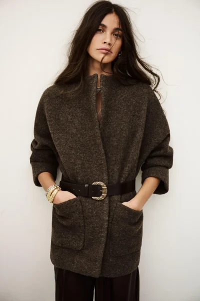 Ba&sh - ג’קט Claudy – 1H25CLAU_MARRON – 3