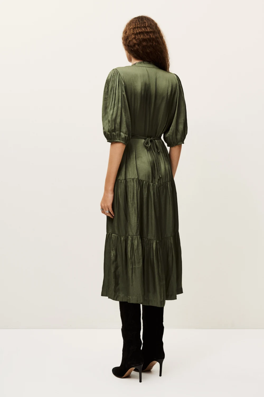 Ba&sh - שמלה Cleli – 1H25CLEL_KAKI – 3