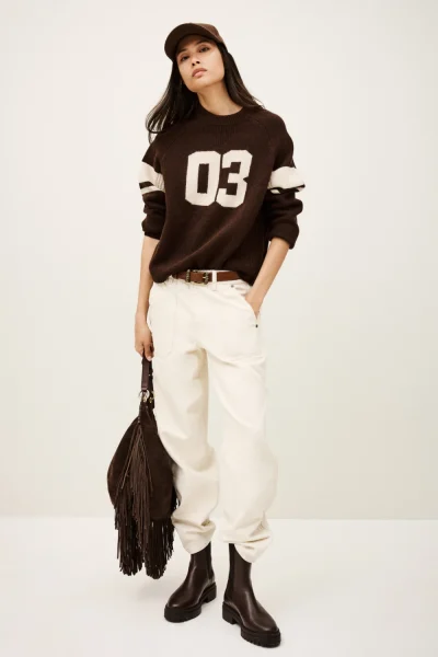 Ba&sh - קרדיגן Cobe – 1H25COBE_CHOCOLAT – 2