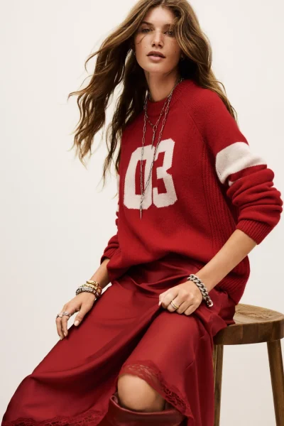 Ba&sh - חצאית Cyla – 1H25CYLA_ROUGE – 1