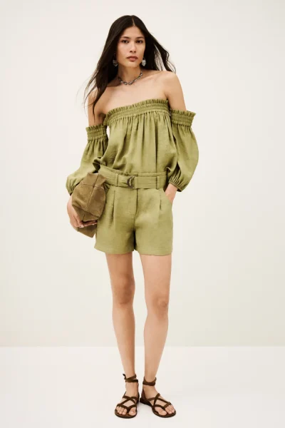 Ba&sh - חולצה Dalila – 1H25DALI_KAKI – 1