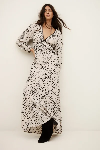 Ba&sh - שמלה Derby – 1H25DERB_ECRU – 1