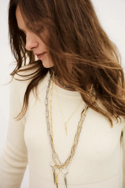 Ba&sh - שמלה Elise – 1H25ELIS_ECRU – 1